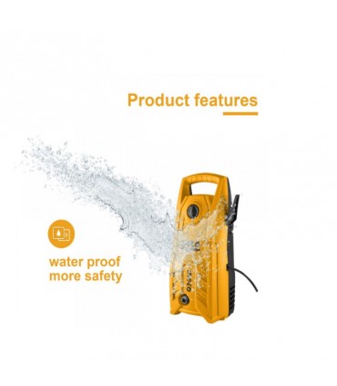 Ingco HPWR14008 1400W Corded 130 Bar High Pressure Washer