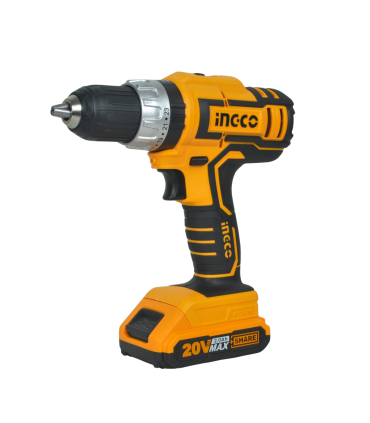 Ingco CIDLI20031 20V Lithium Ion 2.0 Ah Cordless Impact Drill Set