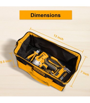 Ingco Wide Mouth Water-proof Multi-Use Organizer Tool Bag