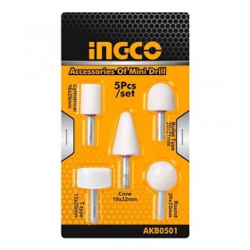 Ingco 6mm Grinding Stone for Die Grinders - 5 Pieces