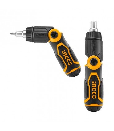 Ingco AKISD1208 13 In 1 Multi Folding Handle Ratchet Screwdriver Set
