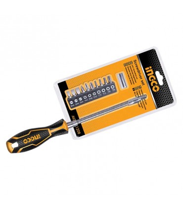 Ingco Flexible Shaft Screwdriver Set - 12 Pieces