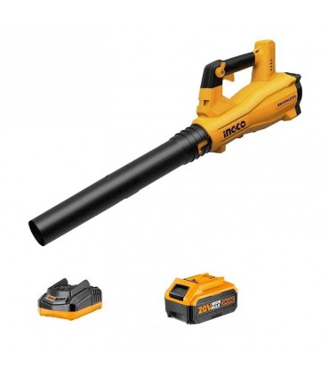 Ingco CABLI20428 20V Lithium-Ion Brushless Cordless Powerful Leaf Blower
