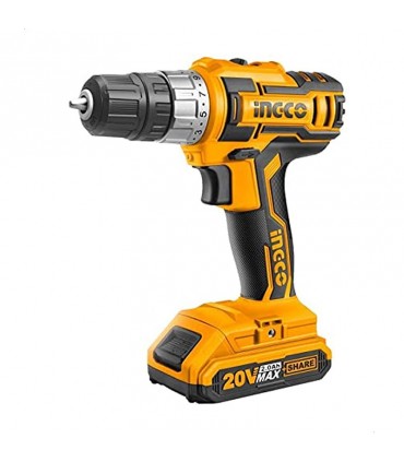 Ingco CDLI20024 20V Lithium-Ion 2-Speed Gear Cordless Drill Driver
