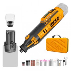 Ingco CMGLI12011 12V Lithium Ion Cordless Mini Grinder