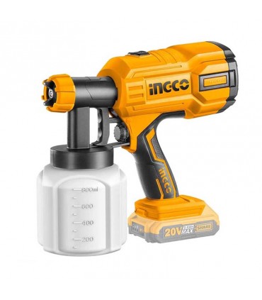 Ingco CSGLI2001 20V Lithium-Ion Cordless Hand-held Spray Gun