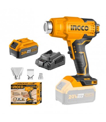 Ingco HGLI20025 20V Lithium-Ion Cordless Heat Gun