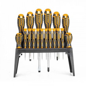 Ingco HKSD1828 Screwdriver and Precision Screwdriver Set - 18 Pieces