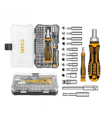 Ingco HKSDB0558 Electronic Repair Screwdriver Bits Set - 55 Pieces