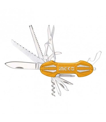 Ingco HMFK8158 15 in 1 Multi Function Pocket Folding Knife (15-Way)