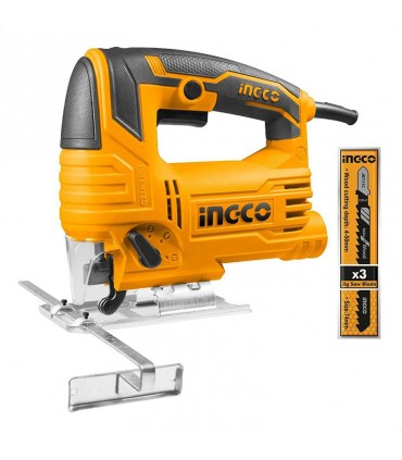 INGCO 220-240V Variable Speed Corded Jig Saw with 3 Blades