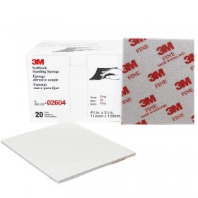 3M 02604 Softback Flexible Foam Sanding Sponge Fine