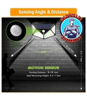 Rechargeable Motion Detection Integrated 100 LED Solar Light