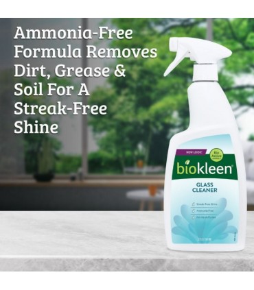 Biokleen B00080E Streak-Free Shine Glass Cleaner Spray - 946mL