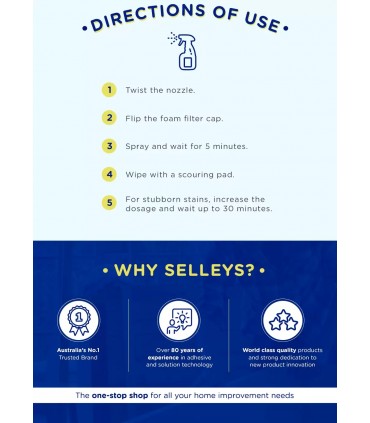 Selleys Bathroom and Toilet Cleaner - 500mL