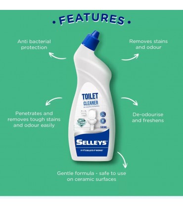 Selleys Anti-Bacterial Toilet Cleaner - 500mL