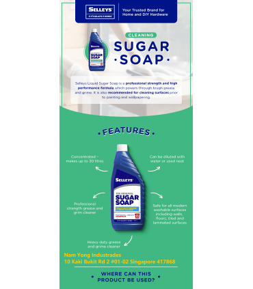 Selleys The Original Heavy Duty Sugar Soap Liquid - 750mL