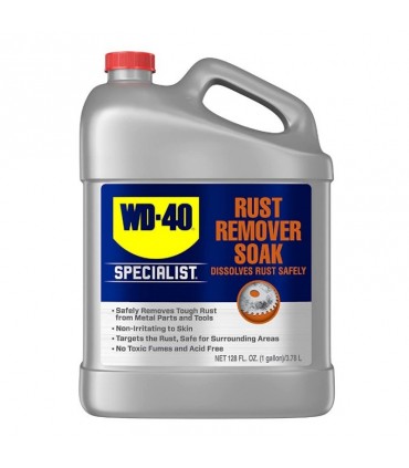 WD-40 Specialist Fast Acting Rust Remover Soak - 3.78 Litre