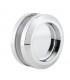 Hardware Specialist Bathroom Sliding Glass Door Flush Round Door Knob