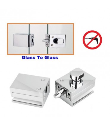 Hardware Specialist Glass to Glass Shower Glass Door Lock