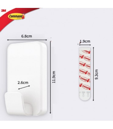 3M 17011-ES Command Mega Utility Heavyweight Wall Hook
