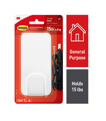 3M 17011-ES Command Mega Utility Heavyweight Wall Hook
