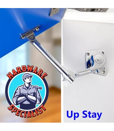 Hardware Specialist Cabinet Door Support Hydraulic Lift Stay - 1 Pair