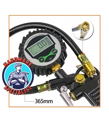 Hardware Specialist Digital Tire Pressure Inflator Gauge With LCD Display