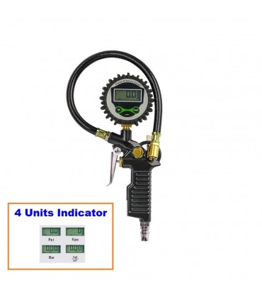 Hardware Specialist Digital Tire Pressure Inflator Gauge With LCD Display