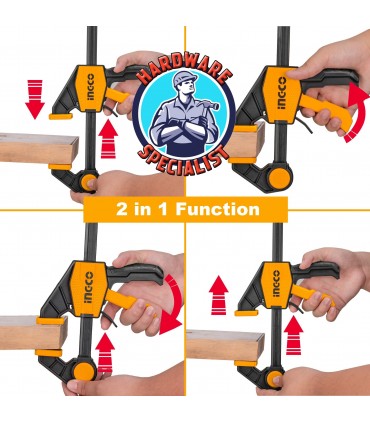Ingco HQBC01601 Quick Grip Bar Clamp