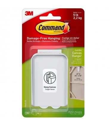 3M 17045-ES Command Jumbo Canvas Hanger