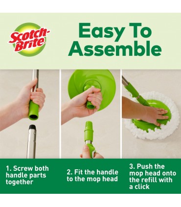 3M Scotch-Brite Single Spin Mop Bucket Set