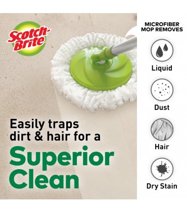 3M Scotch-Brite Single Spin Mop Bucket Set