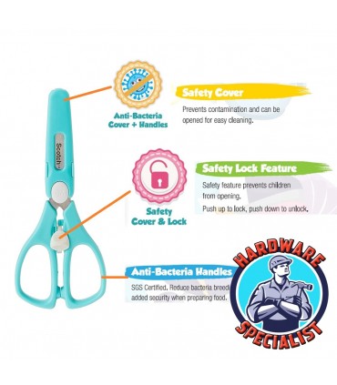 3M Scotch Portable Anti-Bacterial Food Scissor
