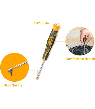 Ingco HKSD1828 Screwdriver and Precision Screwdriver Set - 18 Pieces