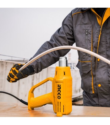 Ingco HG2000385 240V Dual Temperature Two Stages Corded Heat Gun
