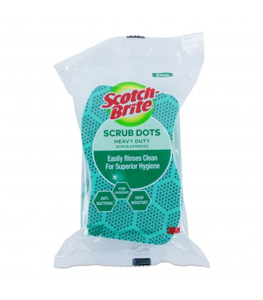 3M Scotch-Brite Scrub Dots Heavy Duty Scrub Sponge