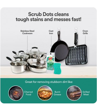 3M Scotch-Brite Scrub Dots Heavy Duty Scrub Sponge