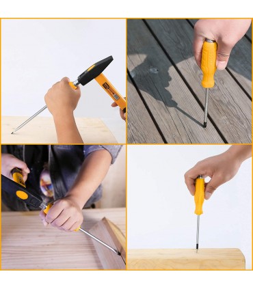 Ingco HSGTDC180601 Go Through Screwdriver Set - 6 Pieces