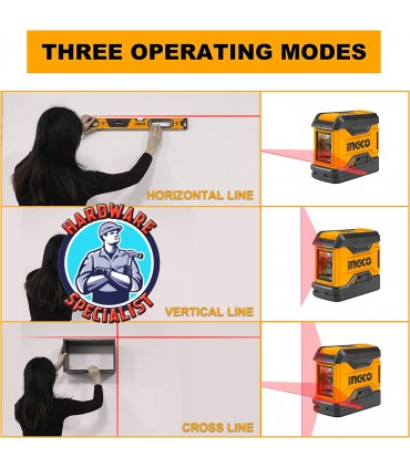 Ingco HLL156508 15m Self Leveling Cross Line Laser