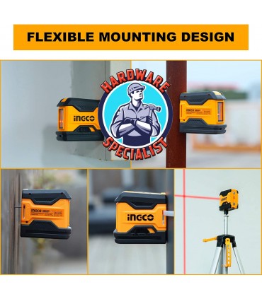 Ingco HLL156508 15m Self Leveling Cross Line Laser