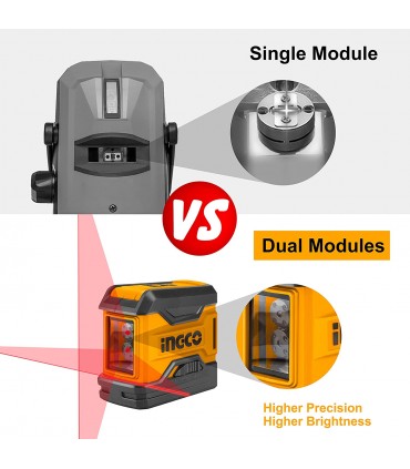 Ingco HLL156508 15m Self Leveling Cross Line Laser