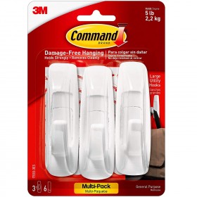 3M 17003VP-3 Command Large Utility Hooks 17003VP-3