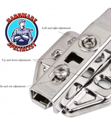Stainless Steel Full Overlay Cabinet Soft Closing Hinge