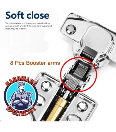 Stainless Steel Full Overlay Cabinet Soft Closing Hinge