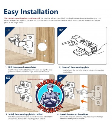 Stainless Steel Full Overlay Cabinet Soft Closing Hinge