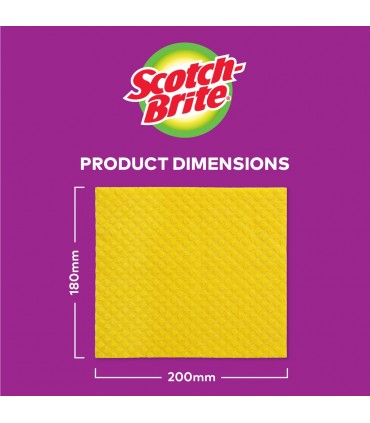 3M Scotch-Brite Sponge Cloth - 2 Piece