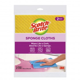 3M Scotch-Brite Sponge Cloth - 2 Piece
