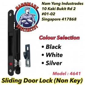 Hardware Specialist Aluminum Sliding Door Lock 4641 (Non Key)