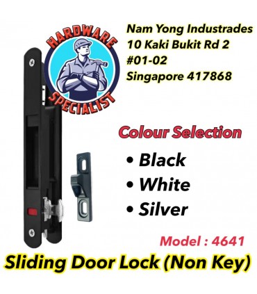 Hardware Specialist Aluminum Sliding Door Lock 4641 (Non Key)